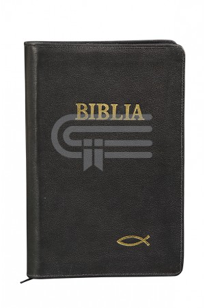 Biblia - copertă din piele și fermoar 073 PF