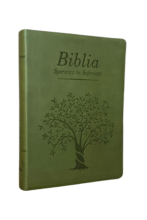 Biblia „Speranță în suferință” - verde închis