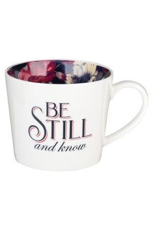 Cană ceramică -- Be still and know ...