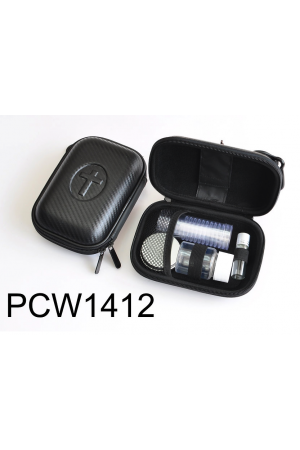 Set portabil pentru Cina Domnului cu 12 pahare din plastic - PCW1412
