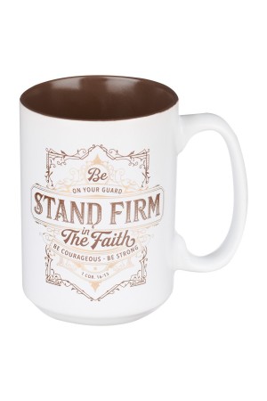 Cană ceramică -- Stand firm in the faith...