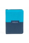 Biblia 046 ZTI - albastru deschis / albastru închis - format mic