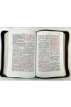 Biblia cu concordanță și explicații, fără index -- handmade -- PF - vișiniu