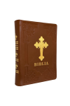 Biblia ortodoxă ITB 073 handmade - maro