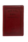 Biblia în format mare - ediție bilingvă română-engleză - cu fermoar - vișiniu