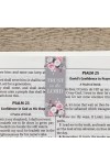 Semn de carte magnetic „Pink roses” - set de 6 bucăți