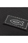 Husă Biblie din material textil negru - emblemă „pește” - format mic