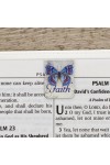 Semn de carte magnetic „Butterfly Blessings” - set de 6 bucăți - format mic