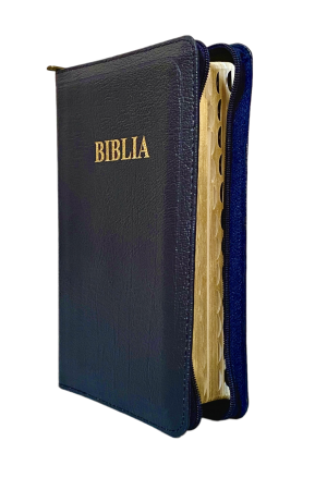 Biblia - 057 ZTI - format mediu, ediție de lux-bleumarin
