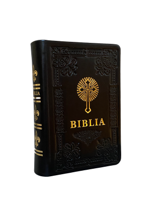 Biblia ortodoxă - handmade - 053 IBT - negru