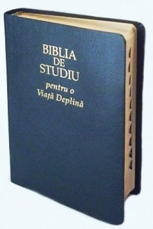 Biblia de studiu pentru o viață deplină - fără fermoar, culoare bleumarin