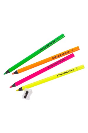 Marker pentru Biblie - set de 4 creioane colorate
