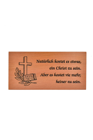 Magnet din lemn - Natürlich kostet es etwas, ein Christ zu sein - EP14M-794D