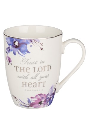 Cană ceramică -- Trust in the Lord - Poverbs 3:5