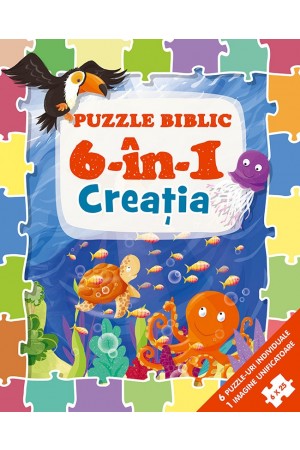 Puzzle biblic 6 în 1 - Creația