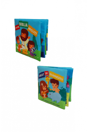 Set - 2 cărți din material textil pentru copii